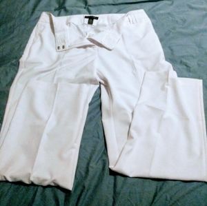 Ashley Stewart Long White Slacks
